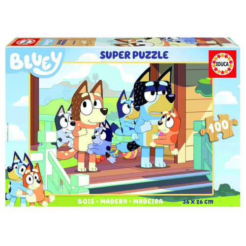 CAJA PUZZLE MADERA BLUEY 100 PIEZAS EDUCA BORRAS 19967 EDUCA 19967 (Espera 4 dias)-SX25 CAJA PUZZLE MADERA BLUEY 100 PIEZAS EDUCA BORRAS 19967 EDUCA 19967 (Espera 4 dias)